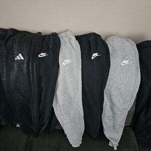 Nike Kids Sweatpants - Black and Gray